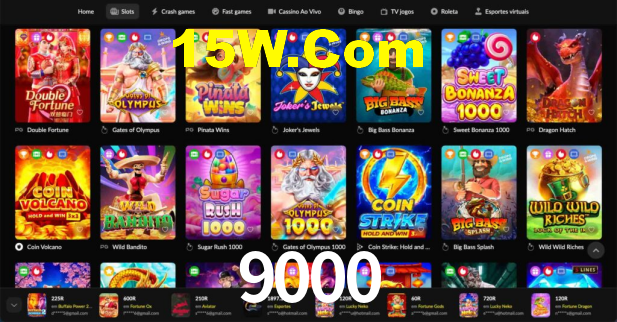 Bônus Generosos e Exclusivos no 9000 para Você!